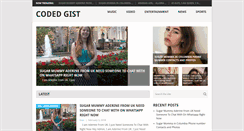 Desktop Screenshot of codedgist.com