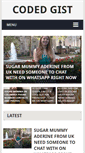 Mobile Screenshot of codedgist.com